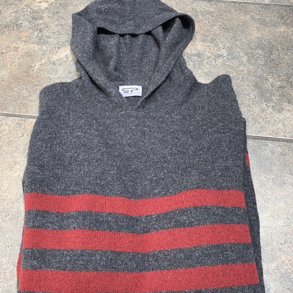 Culture Phit Hooded Striped Sweater Sz Lg - Picture 2 of 4